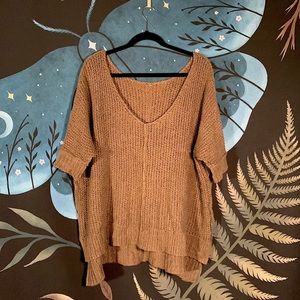 Free People Oversized Off The Shoulder Sweater (full boho closet🦋🌿!)